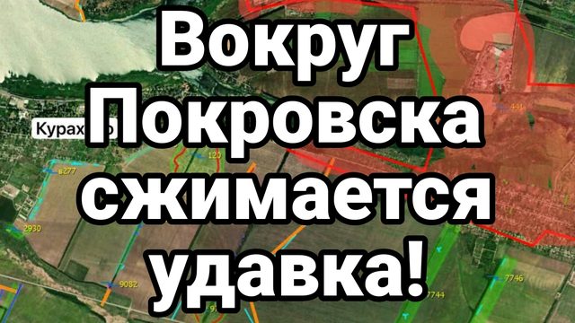 Вокруг Покровска сжимается удавка Кураховка Кругловка
