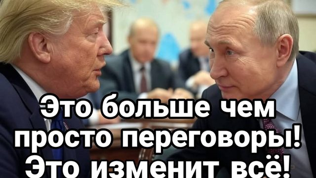 Это БОЛЬШЕ ЧЕМ ПЕРЕГОВОРЫ ЭТО ИЗМЕНИТ ВСЕ