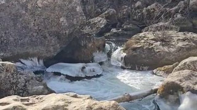 Крым Природная "джакузи" на Черной реке