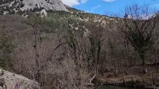 Крым Весенний день на Черной реке
