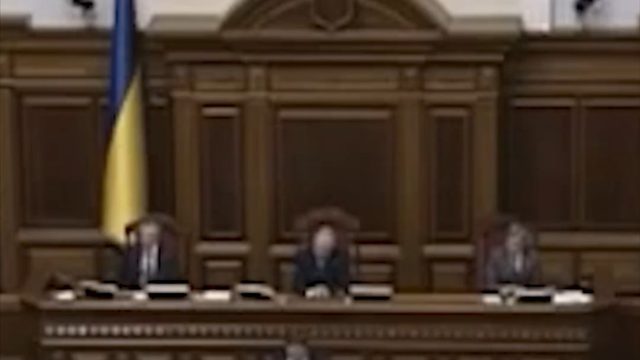 Киев, 2013 год, выступление в Верховной раде о том, что США готовят госпереворот