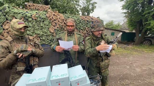 Серб, русский и таджик с отдельной штурмовой приехали за своей лошадкой Май 2025