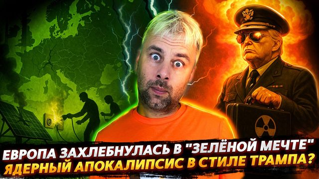 ЯДЕРНЫЙ АПОКАЛИПСИС В СТИЛЕ ТРАМПА? | ЕВРОПА НАСЛАЖДАЕТСЯ "ЗЕЛЁНОЙ МЕЧТОЙ"