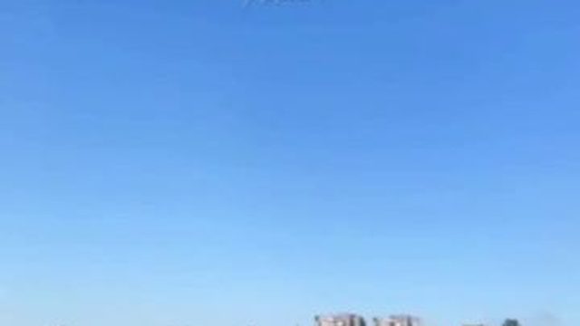 Момент прилета Герани по ТЦК в Украине