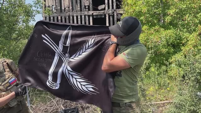Торецкое направление От сибиряков привез нашему Сене мотоциклы