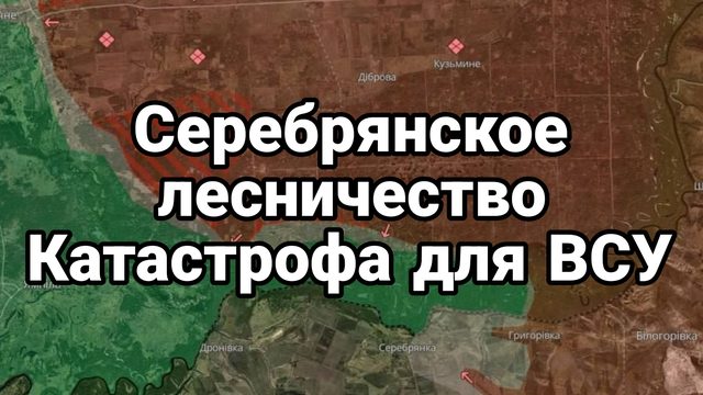 КАТАСТРОФА ДЛЯ ВСУ! СЕРЕБРЯНСКОЕ ЛЕСНИЧЕСТВО