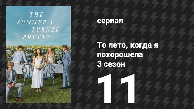 То лето, когда я похорошела 3 сезон 11 серия «Наконец-то» (сериал, 2025)
