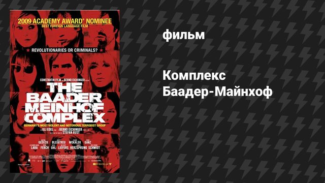 Комплекс Баадер-Майнхоф (фильм, 2008)