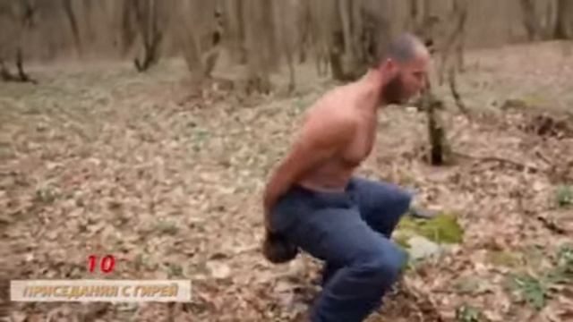Тренировка с гирей и без для начинающих  "лютых подснежников"