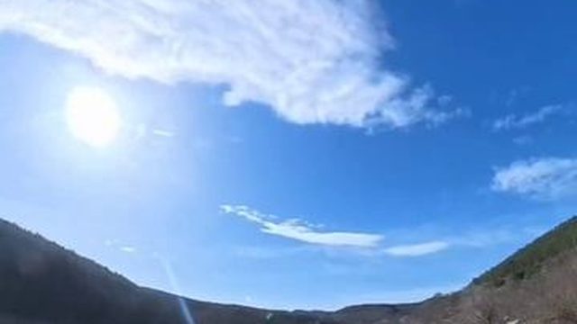 Крым озеро Новоульяновка Плюс 18 воздух февраль