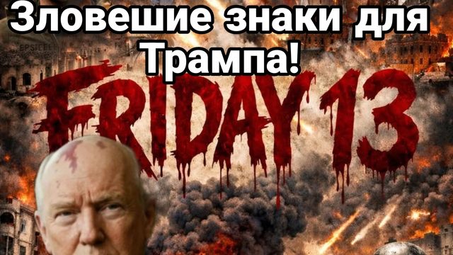 ЗЛОВЕЩИЕ ЗНАКИ ДЛЯ ТРАМПА И ИЗРАИЛЯ