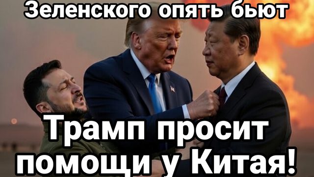 ТРАМП ПРОСИТ ПОМОЩИ У КИТАЯ ЗЕЛЕНСКИЙ АТАКУЕТ МОСКВУ ТРЕТЬИ СУТКИ