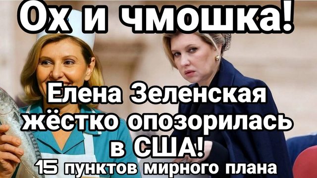 ДВОЙНОЙ ПОЗОР ЗЕЛЕНСКОЙ В США 15 ПУНКТОВ МИРНОГО ПЛАНА ТРАМПА
