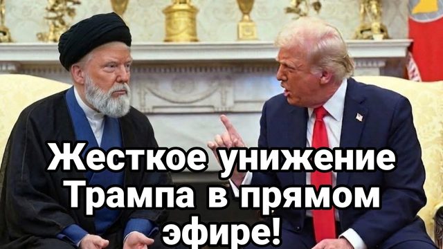 ЖЕСТКОЕ УНИЖЕНИЕ ТРАМПА В ПРЯМОМ ЭФИРЕ ТРИУМФ ИРАНА!