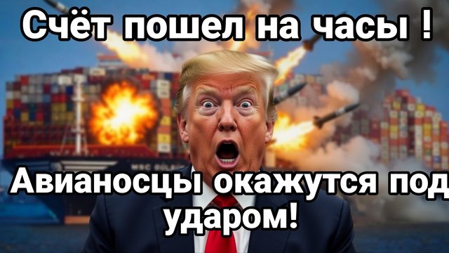 СЧЕТ ПОШЕЛ НА ЧАСЫ АВИАНОСЦЫ ОКАЖУТСЯ ПОД УДАРОМ