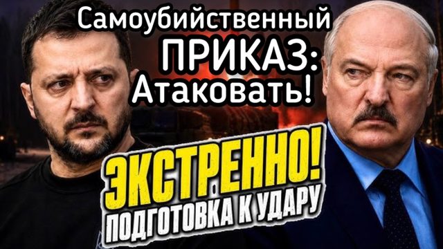 Зеленский атакует Белоруссию! Решение принято - самоубийственный удар СКОРО!