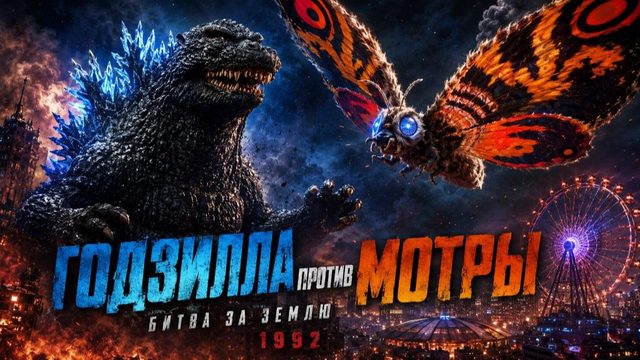 Годзилла против Мотры: Битва за Землю | Gojira vs. Mosura (1992)