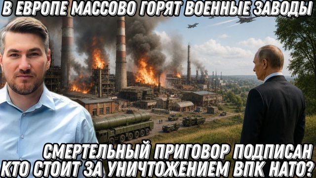 В Европе горят военные заводы. Секретное оружие РФ? Смертный приговор подписан. Ситуация опасная