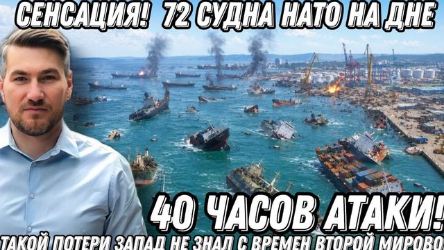 СЕНСАЦИЯ!  72 судна НАТО на дне. 40 часов атаки! Такой потери Запад не знал с времен Второй Мировой