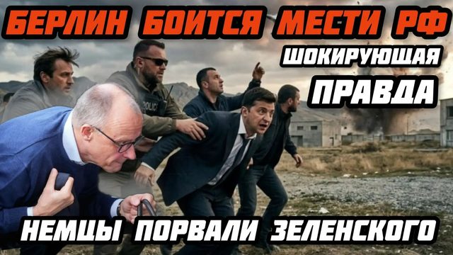 Шокирующая правда. Немцы порвали Зеленского. Полная катастрофа Украины.Названа дата. Зачем это Запад