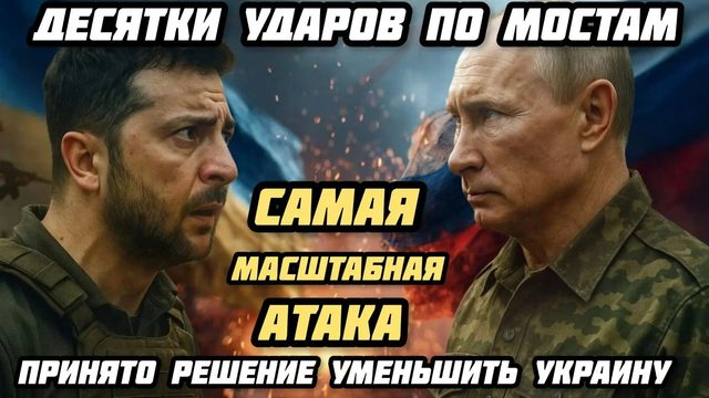 ВНЕЗАПНЫЙ УДАР! Удары по мостам через Днепр. Шишки НАТО в гр*бах. Полный разгром.