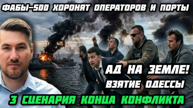 Ад на земле! ФАБы-500 хоронят операторов и порты. Взятие Одессы. 3 сценария конца конфликта