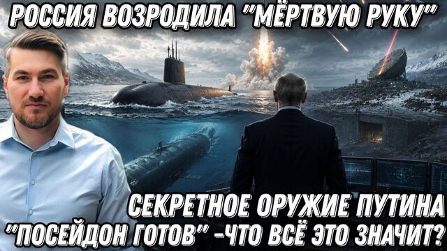 Секретное оружие Путина. Россия возродила "Мёртвую руку" На Западе переполох. «Посейдон готов».