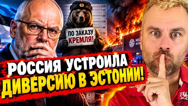РОССИЯ УСТРОИЛА ДИВЕРСИЮ В ЭСТОНИИ!