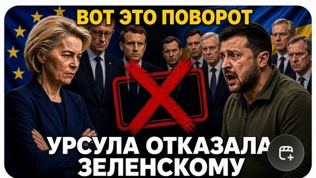 УРСУЛА ОТКАЗАЛА ЗЕЛЕНСКОМУ!