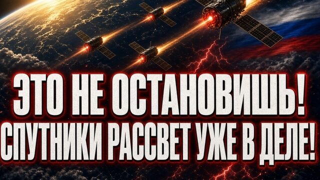 ЭТОГО НЕ ОСТАНОВИТЬ ! СПУТНИКИ РАССВЕТ УЖЕ В ДЕЛЕ!"