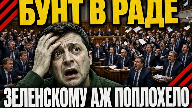 БУНТ В РАДЕ ! ЗЕЛЕНСКОМУ АЖ ПОПЛОХЕЛО