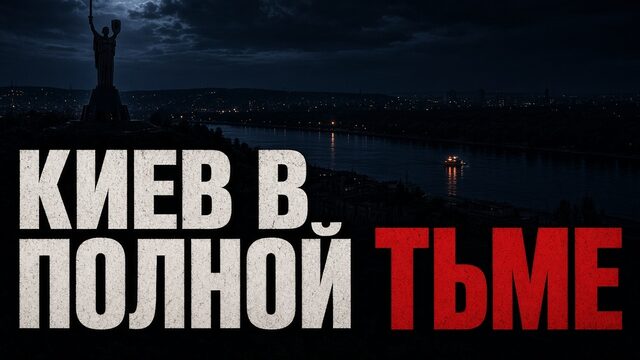 КИЕВ В ПОЛНОЙ ТЬМЕ ! И ЭТО ТОЛЬКО НАЧАЛО