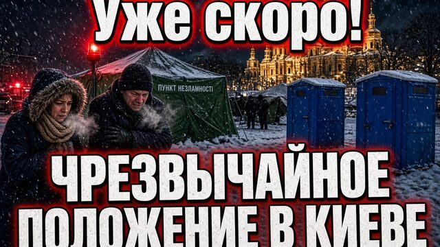 КИЕВ ПРЕВРАЩАЕТСЯ В ПОКРОВСК! УЖЕ СКОРО ЧЕРЕЗВЫЧАЙНОЕ ПОЛОЖЕНИЕ