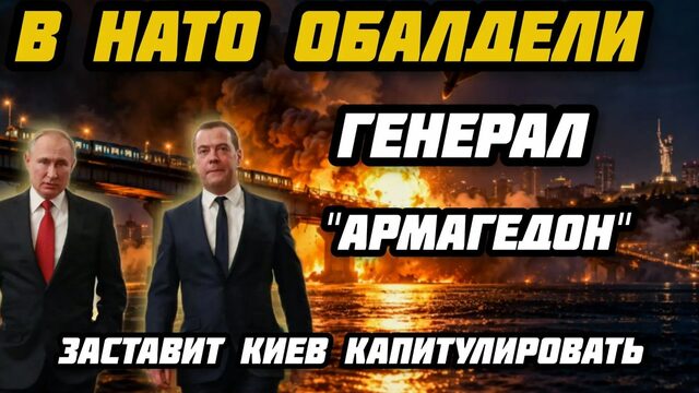 В НАТО обалдели. Удар по 7 мостам. Генерал "Армагедон" вступает в дело.