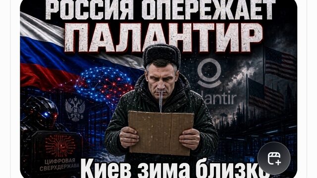 РОССИЯ ОБХОДИТ ПАЛАНТИР! КИЕВ ЗИМА БЛИЗКО!