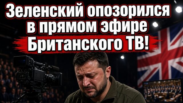 ЗЕЛЕНСКИЙ ОПОЗОРИЛСЯ В ПРЯМОМ ЭФИРЕ!