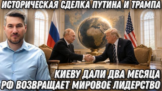 Историческая сделка Путина и Трампа. Киеву дали два месяца. Россия возвращает мировое лидерство