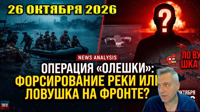 Операция «Олешки»: форсирование реки или ловушка на фронте? 26 октября 2026