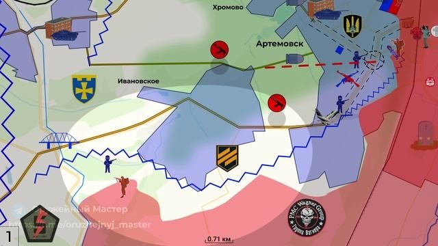Активность ВС РФ в районе Хромово и обстановка на Херсонском направлении. Сводка за 27.04.2023 г.