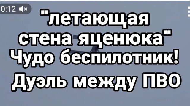Чудо БЕСПИЛ0ТНИК "ЛЕТАЮЩАЯ СТЕНА ЯЦЕНЮКА" ДУЭЛЬ МЕЖДУ ПВ0