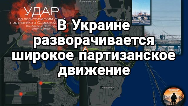Глубокий инсайд В Украине разворачивается широкое партизанское движение