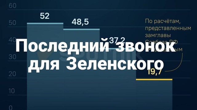 П0СЛЕДНИЙ ЗВ0Н0К ДЛЯ Зеленских